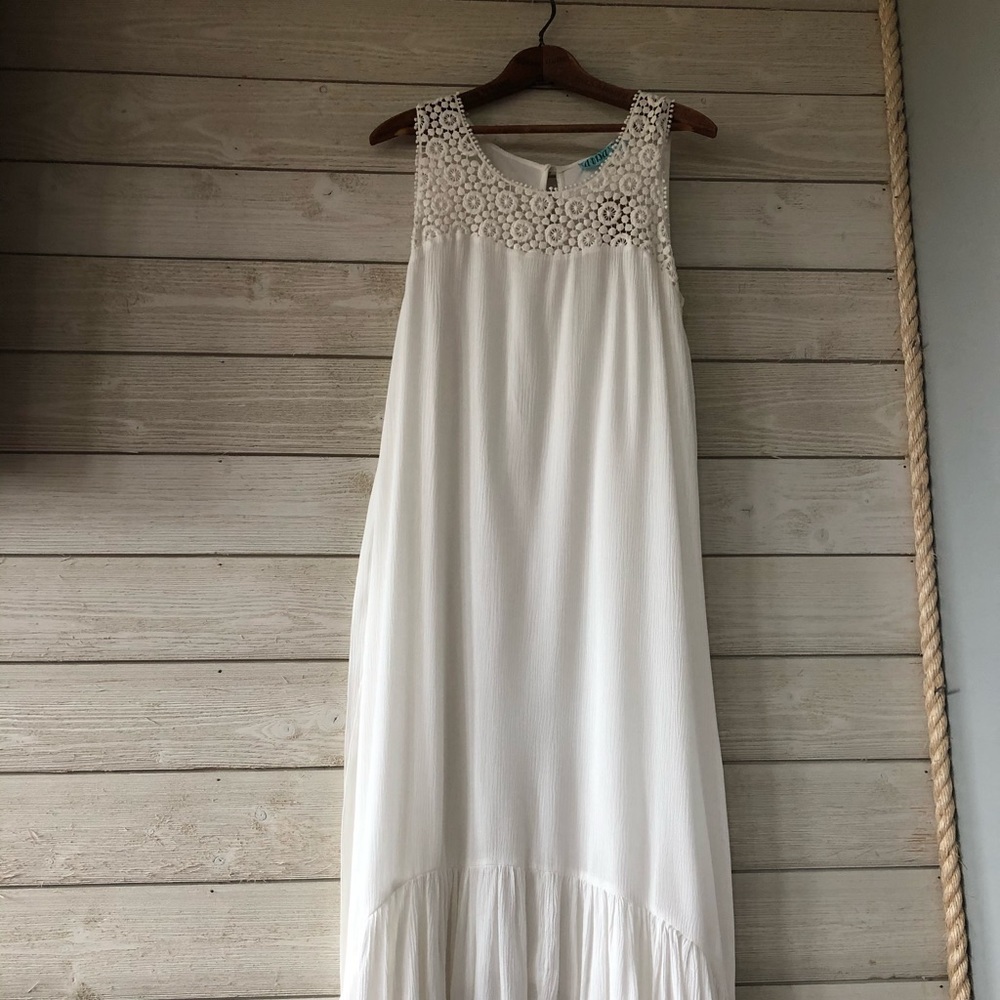 Ivory Flow Cotton Dress